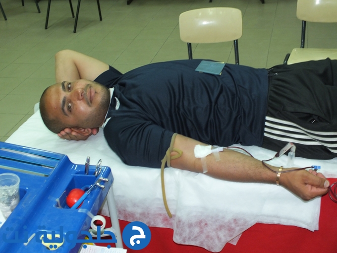 حملة تبرع بالدم في جلجولية